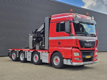 TGX 37.480 8x2-6 / HMF 85 t/m CRANE / KRAN